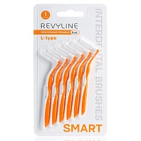 Набор ёршиков Revyline Smart L-type (0,45 мм) оранжевые, 6 шт - изображение 1