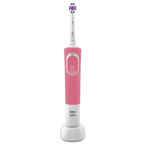 Электрическая зубная щетка Oral-B Vitality 100 3D White D100.413.1 (Pink) - изображение 1