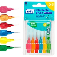 Набор ёршиков TePe Original mix (0,4-0,8 мм) 6 шт