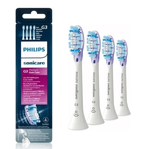 Philips Sonicare HX9054/17 для здоровья дёсен G3 Premium GumCare, 4 шт - изображение 1