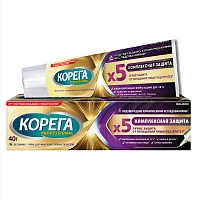 Крем для фиксации протезов КОРЕГА Комплексная защита, 40г - изображение 1