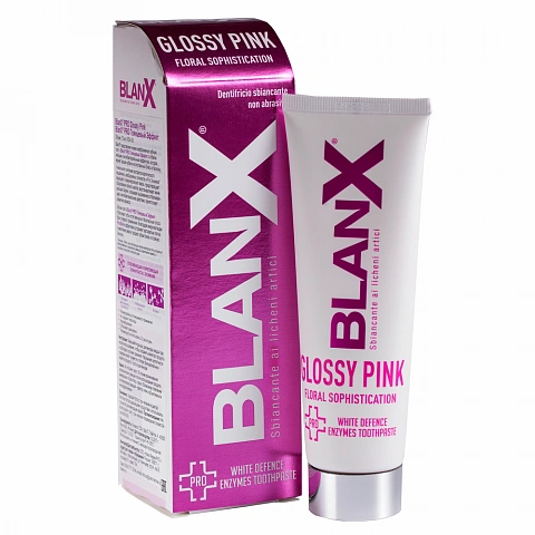 Зубная паста Blanx Pro Glossy Pink Глянцевый эффект - изображение 1