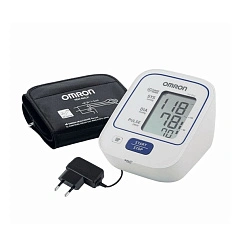 Тонометр OMRON M2 Plus (HEM-7127-ALRU) Адаптер+Универсальная манжета