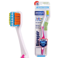 Детская зубная щетка Biorepair CURVE Junior Medium Soft (с 6 до 12 лет) - изображение 1