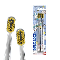 Набор зубных щёток Curaprox 5460 Ultrasoft Duo Hento Toto Edition 2022 - изображение 1