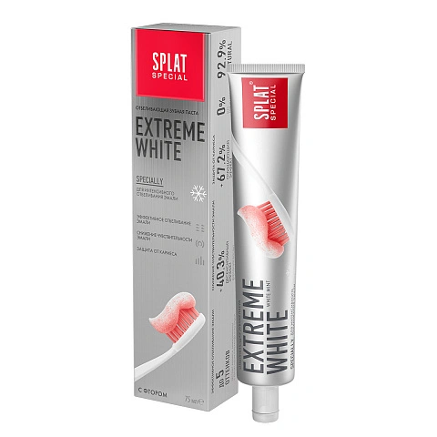 Зубная паста Splat Special Extreme White для интенсивного отбеливания эмали, 75 мл - изображение 1