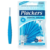 Набор ёршиков Plackers Dental Brush M (0,6 мм), 32 шт - изображение 1