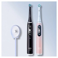 Набор из двух электрических зубных щеток Oral-B iO 6 Duo Black Lava, Pink Sand - изображение 2