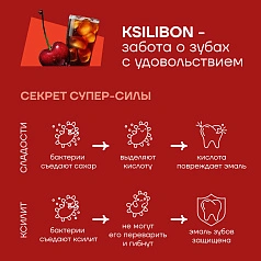 Леденец на палочке Ksilibon Bio Lollipop Черри-кола, 5 шт