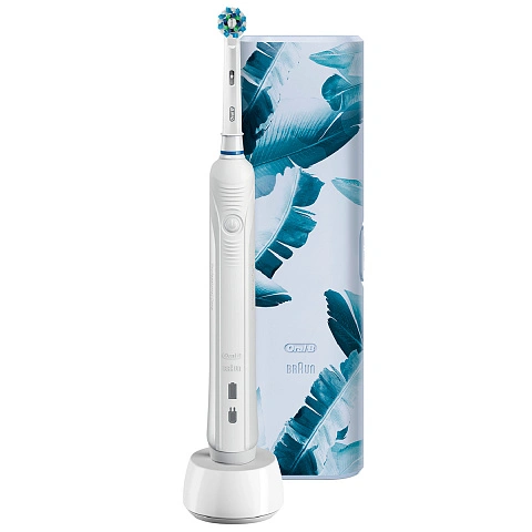 Электрическая зубная щетка Oral-B Pro 750 White Design Edition D16.513.UX - изображение 1