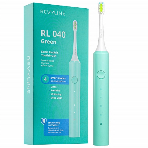 Электрическая зубная щетка Revyline RL 040 Зеленая - изображение 1
