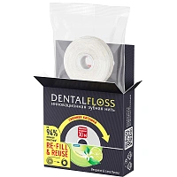 Вощеная нить Splat Dental Floss Refill с бергамотом и лаймом, 30 м