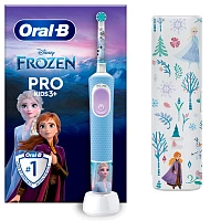 Электрическая зубная щетка Oral-B Vitality Kids D103 frozen II + чехол - изображение 1