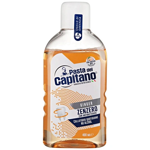 Ополаскиватель Pasta Del Capitano Zenzero/Ginger (антибактериальный с имбирем), 400 мл - изображение 1