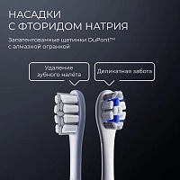 Электрическая зубная щетка Oclean X Pro Digital серебряная - изображение 6