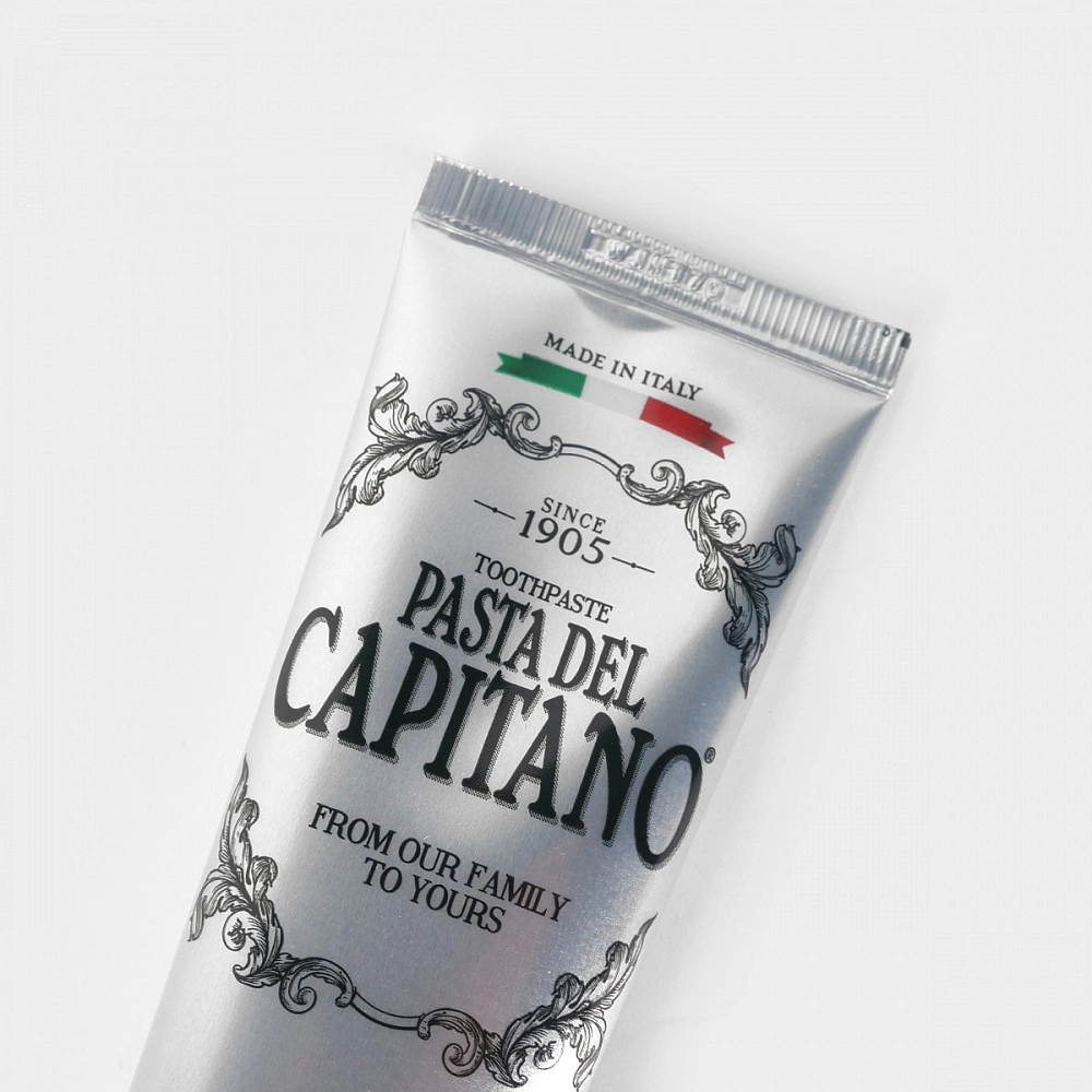 Зубная паста Pasta del Capitano Charcoal (с древесным углем), 75 мл купить  по выгодной цене