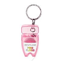 Вощеная зубная нить-брелок Revyline floss mini с бамбуковым углем, 15 м