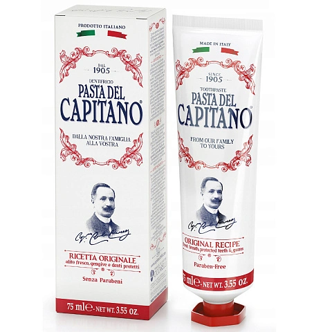 Зубная паста Pasta Del Capitano Original Recipe (оригинальный рецепт), 75 мл - изображение 1