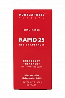 Ополаскиватель MontCarotte RAPID25 Красный грейпфрут, хлоргексидин 0,25% 100 мл
