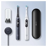 Набор из двух электрических зубных щеток Oral-B iO 7 Duo Black Onyx, White Alabaster - изображение 3