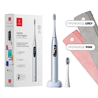 Электрическая зубная щетка Oclean X Pro Digital серебряная - изображение 1