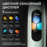 Электрическая зубная щетка Oclean X Ultra мятно-зеленый - изображение 3