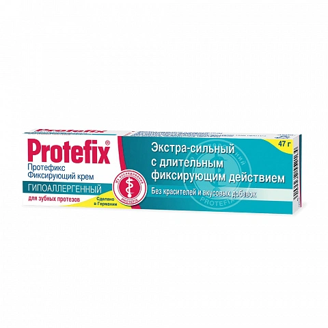 Фиксирующий крем  для зубных протезов Protefix экстрасильный - изображение 1
