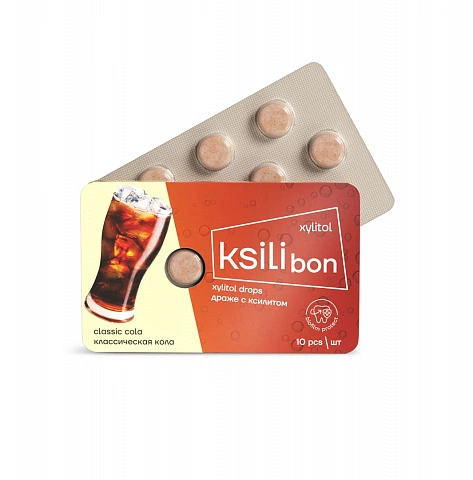 Драже Ksilibon Drops Классическая кола, 10 шт. - изображение 2
