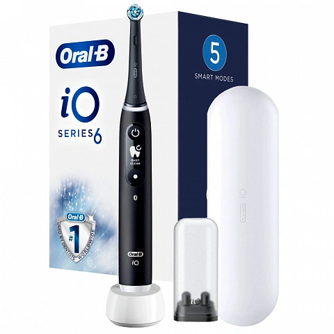 Электрическая зубная щетка Oral-B iO 6 Black Lava - изображение 1