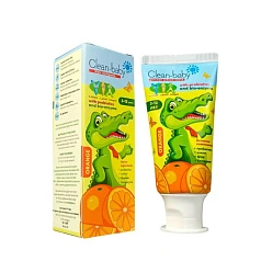 Зубная паста Clean Baby Апельсин (от 3 до 12 лет), 50 мл