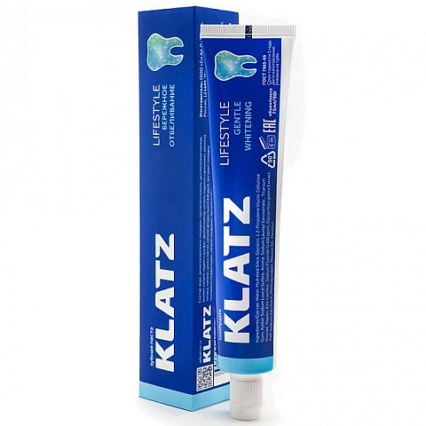 Зубная паста Klatz Lifestyle бережное отбеливание, 75 мл - изображение 1