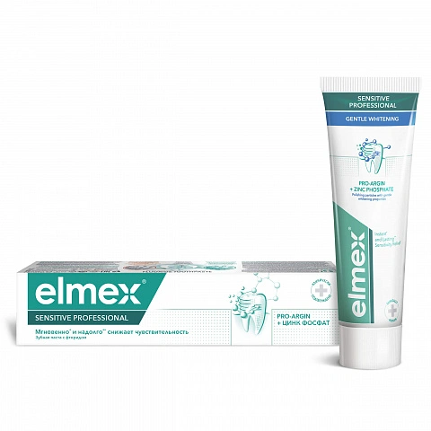 Зубная паста Colgate Elmex Sensitive Professional Бережное отбеливание, 75 мл - изображение 1