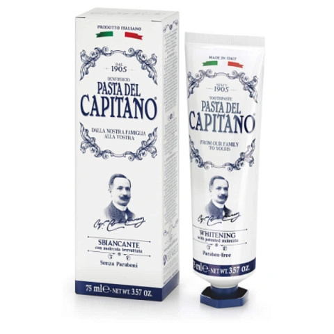 Зубная паста Pasta Del Capitano Whitening (отбеливающая), 75 мл - изображение 1