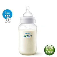 Бутылочка Philips AVENT Anti-colic 3мес+, 330 мл (1 шт) SCF816/17 - изображение 1