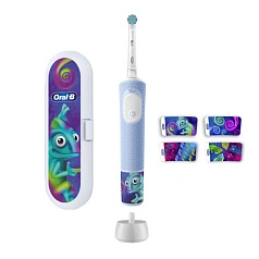 Электрическая зубная щетка Oral-B Vitality Pro Kids D103 Chameleon, c чехлом 