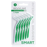 Набор ёршиков Revyline Smart L-type (0,8 мм) зеленые, 6 шт