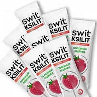 Леденец на палочке Swit Ksilit by Revyline Клубника с витамином С, 8 шт