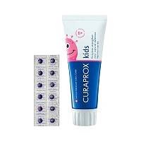 Набор из пасты Curaprox Kids 1450 арбуз + Таблетки для индикации Curaprox PCA 223 10 шт. - изображение 1