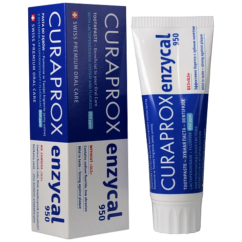 Зубная паста CURAPROX Enzycal 950, 75 мл - изображение 1