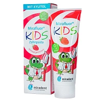 Детская зубная паста Miradent Mirafluor kids (с 0 до 6 лет), 75 мл - изображение 1