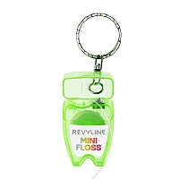 Вощеная зубная нить-брелок Revyline floss mini с бамбуковым углем, 15 м