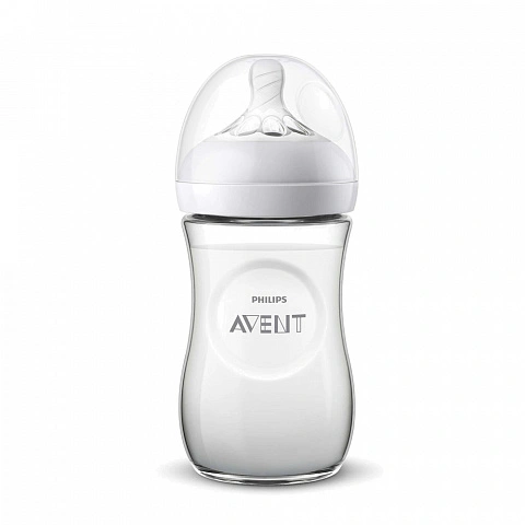 Бутылочка Philips AVENT серии Natural 1мес+, 260 мл (1 шт) SCF070/25 - изображение 2