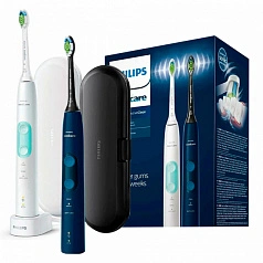 Набор из 2 электрических щеток Philips Sonicare HX6851/34 ProtectiveClean 5100