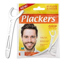 Межзубная нить с пластиковым держателем Plackers Grip (33 шт.) - изображение 1