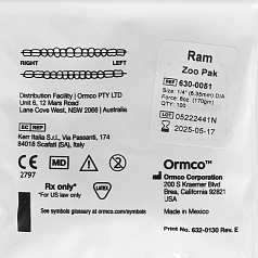 Эластики для брекетов Ormco Баран (очень сильные - 170 гр, латекс 6,35 мм)