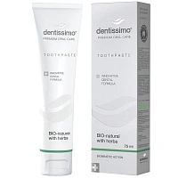 Зубная паста Dentissimo BIO-natural с травами, 75 мл - изображение 1