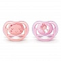 Соска-пустышка Philips AVENT Ultra Air 0-6мес с рисунком (2 шт) SCF345/20 - изображение 1