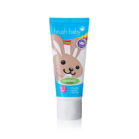 Зубная паста Brush-Baby Яблоко-мята (от 0 до 3 лет), 50 мл - изображение 1