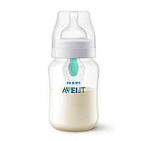 Бутылочка Philips AVENT Anti-colic с клапаном AirFree 1мес+, 260 мл (1 шт) SCF813/14 - изображение 2