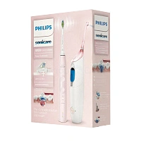 Набор Philips Sonicare 5100 ProtectiveClean+AirFloss Ultra HX8424/39 розовый - изображение 9